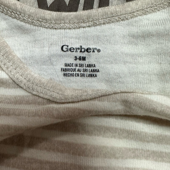 Gerber | Unisex Multipack One Piece Set of 6 | 3-6 Months - Picture 3 of 4